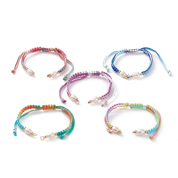 PandaHall Adjustable Polyester Braided Cord Bracelet Making, with Brass Beads, 304 Stainless Steel Jump Rings and Freshwater Pearl Beads..., Multicolor
PandaHall Adjustable Polyester Braided Cord Bracelet Making, with Brass Beads, 304 Stainless Steel Jump Rings and Freshwater Pearl Beads..., Multicolor