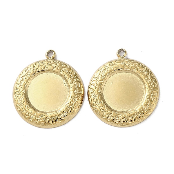 PandaHall Ion Plating(IP) 304 Stainless Steel Pendant Canbochon Srttings, Real 18K Gold Plated, Flat Round, 19x16.5x1.5mm, Hole: 1.4mm 304...
PandaHall Ion Plating(IP) 304 Stainless Steel Pendant Canbochon Srttings, Real 18K Gold Plated, Flat Round, 19x16.5x1.5mm, Hole: 1.4mm 304...