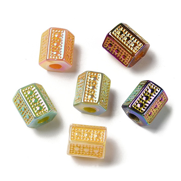 PandaHall Plating Opaque Acrylic European Beads, Large Hole Beads, Golden Metal Enlaced, Column, Mixed Color, 12x11x10mm, Hole: 4mm Acrylic..., Multicolor
PandaHall Plating Opaque Acrylic European Beads, Large Hole Beads, Golden Metal Enlaced, Column, Mixed Color, 12x11x10mm, Hole: 4mm Acrylic..., Multicolor