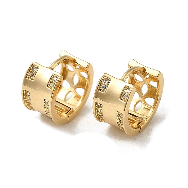 PandaHall Brass Micro Pave Cubic Zirconia Hoop Earring, Light Gold, 13.5x8mm Brass
PandaHall Brass Micro Pave Cubic Zirconia Hoop Earring, Light Gold, 13.5x8mm Brass