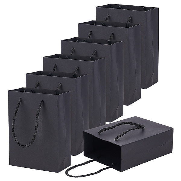 PandaHall 10 Pcs Thickened Kraft Paper Bags, Black Paper Gift Bags Shopping Bags with Handles Recyclable Goody Bags for Gift Birthday...
PandaHall 10 Pcs Thickened Kraft Paper Bags, Black Paper Gift Bags Shopping Bags with Handles Recyclable Goody Bags for Gift Birthday...