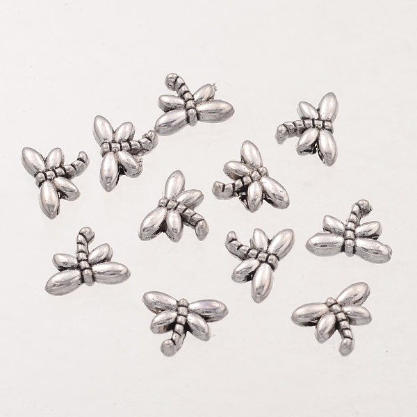 PandaHall Dragonfly Tibetan Style Alloy Beads, Lead Free & Nickel Free & Cadmium Free, Antique Silver, about 8mm wide, 6mm thick, Hole...
PandaHall Dragonfly Tibetan Style Alloy Beads, Lead Free & Nickel Free & Cadmium Free, Antique Silver, about 8mm wide, 6mm thick, Hole...