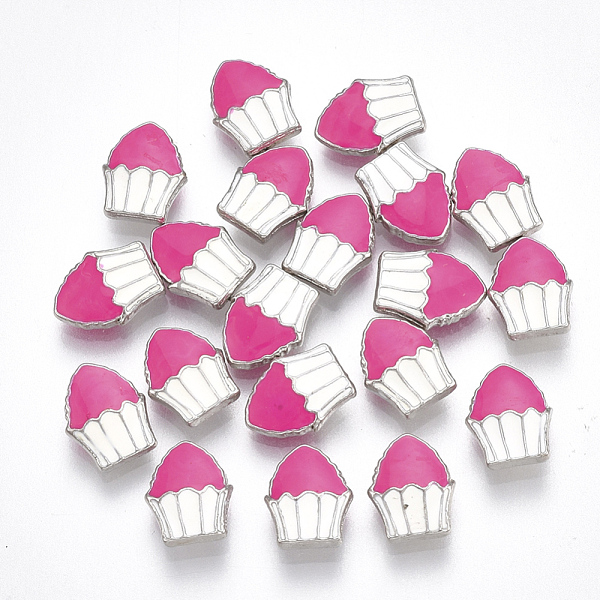 PandaHall Alloy Enamel Cabochons, Fit Floating Locket Charms, Cake, Deep Pink, Platinum, 8x6x2mm Alloy+Enamel Food Pink
PandaHall Alloy Enamel Cabochons, Fit Floating Locket Charms, Cake, Deep Pink, Platinum, 8x6x2mm Alloy+Enamel Food Pink