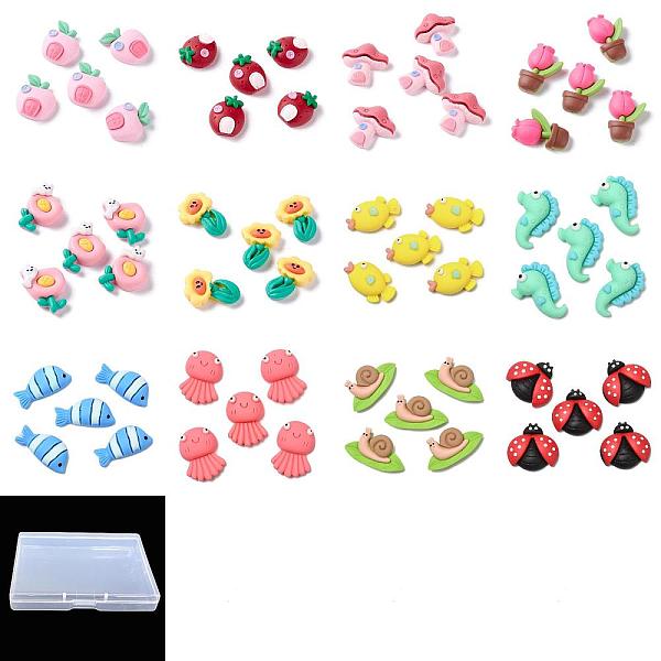 PandaHall 36Pcs 12 Style Opaque Resin Cabochons, Mixed Shapes, Mixed Color, 12~28x15~30x6~9mm, 3pcs/style Resin Mixed Shapes Multicolor
PandaHall 36Pcs 12 Style Opaque Resin Cabochons, Mixed Shapes, Mixed Color, 12~28x15~30x6~9mm, 3pcs/style Resin Mixed Shapes Multicolor
