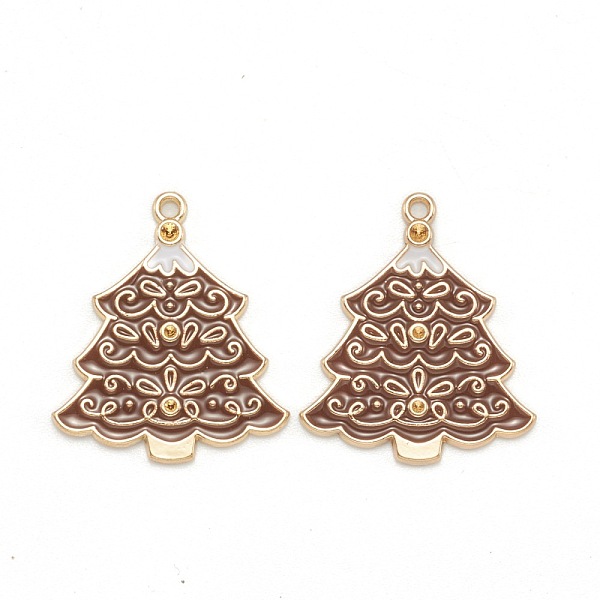 PandaHall Alloy Enamel Pendants, Light Gold, Christmas Tree, Camel, 29x25x1.8mm, Hole: 1.6mm Alloy+Enamel Tree Brown
PandaHall Alloy Enamel Pendants, Light Gold, Christmas Tree, Camel, 29x25x1.8mm, Hole: 1.6mm Alloy+Enamel Tree Brown