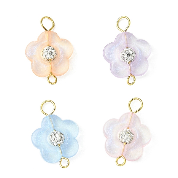 PandaHall Acrylic Crystal Rhinestone Connector Charms, Glitter Flower Links with Golden Tone 304 Stainless Steel Double Loops, Mixed Color..., Multicolor
PandaHall Acrylic Crystal Rhinestone Connector Charms, Glitter Flower Links with Golden Tone 304 Stainless Steel Double Loops, Mixed Color..., Multicolor