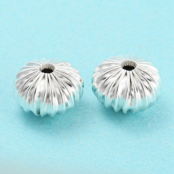PandaHall Brass Beads, Cadmium Free & Lead Free, Rondelle, 925 Sterling Silver Plated, 12x8mm, Hole: 2.3mm Brass Rondelle
PandaHall Brass Beads, Cadmium Free & Lead Free, Rondelle, 925 Sterling Silver Plated, 12x8mm, Hole: 2.3mm Brass Rondelle