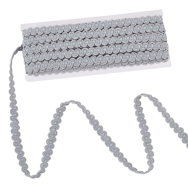 PandaHall 10M Polyester Wavy Fringe Trim Ribbon, Wave Bending Lace Trim, for Clothes Sewing and Art Craft Decoration, Silver, 3/8 inch(10mm)...
PandaHall 10M Polyester Wavy Fringe Trim Ribbon, Wave Bending Lace Trim, for Clothes Sewing and Art Craft Decoration, Silver, 3/8 inch(10mm)...