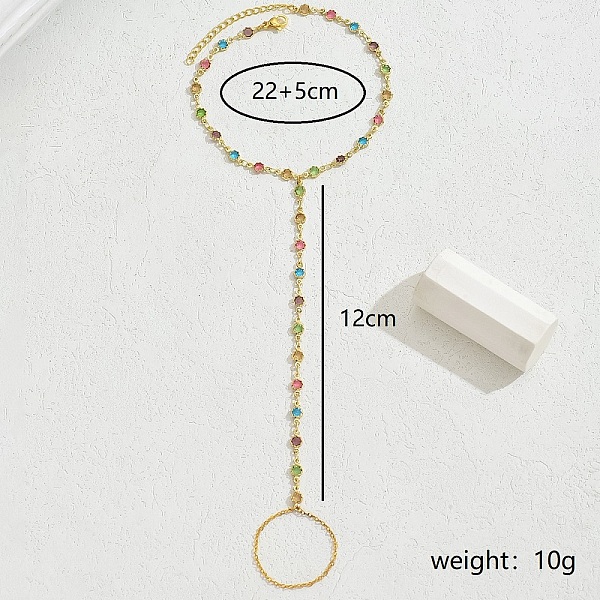 PandaHall Holiday Brass Micro Pave Zircon Flower Tassel Charm Anklets Toe Ring for Women Brass
PandaHall Holiday Brass Micro Pave Zircon Flower Tassel Charm Anklets Toe Ring for Women Brass