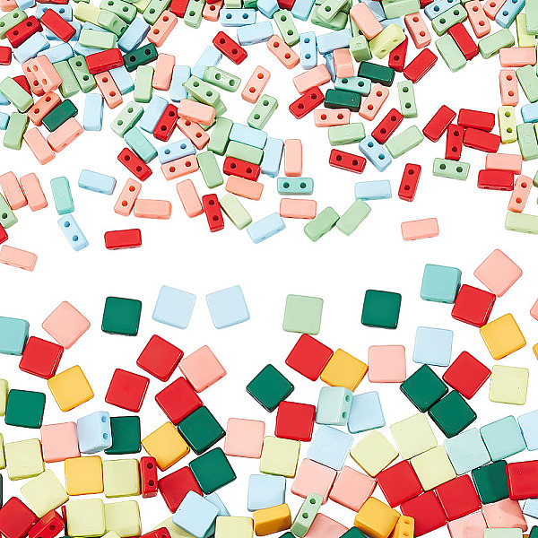 PandaHall 6 Bags 2 Style Opaque Acrylic Multi-Strand Links, For Tile Elastic Bracelets Making, Square/Rectangle, Mixed Shapes..., Multicolor
PandaHall 6 Bags 2 Style Opaque Acrylic Multi-Strand Links, For Tile Elastic Bracelets Making, Square/Rectangle, Mixed Shapes..., Multicolor