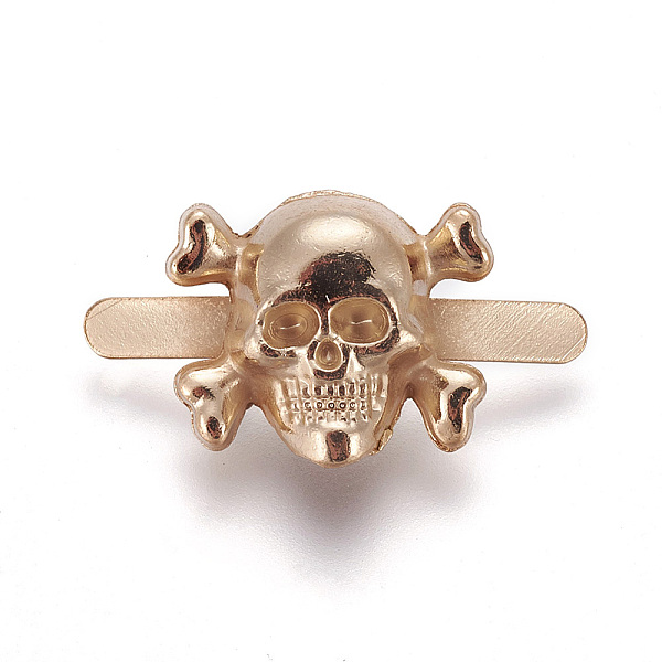 PandaHall Zinc Alloy Shoe Buckle Clips, for Shoes Bag Decoration, Purse Hardware Accessoriess, Skull, Light Gold, 11.5x22~23x5mm Alloy Skull
PandaHall Zinc Alloy Shoe Buckle Clips, for Shoes Bag Decoration, Purse Hardware Accessoriess, Skull, Light Gold, 11.5x22~23x5mm Alloy Skull