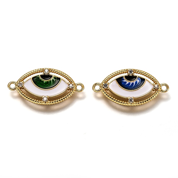 PandaHall Brass Micro Pave Clear Cubic Zirconia Links Connectors, Long-Lasting Plated, with Enamel, Real 18K Gold Plated, Eye, Mixed Color..., Multicolor
PandaHall Brass Micro Pave Clear Cubic Zirconia Links Connectors, Long-Lasting Plated, with Enamel, Real 18K Gold Plated, Eye, Mixed Color..., Multicolor