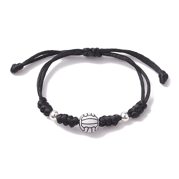 PandaHall Adjustable Nylon Thread Braided Bead Bracelets, with Acrylic & Alloy Beads, Volleyball, Inner Diameter: 3-5/8 inch(9.3cm) Nylon...
PandaHall Adjustable Nylon Thread Braided Bead Bracelets, with Acrylic & Alloy Beads, Volleyball, Inner Diameter: 3-5/8 inch(9.3cm) Nylon...