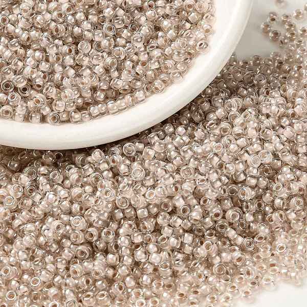 PandaHall MIYUKI Round Rocailles Beads, Japanese Seed Beads, (RR215) Blush Lined Crystal, 8/0, 3mm, Hole: 1mm, about 2111~2277pcs/50g Glass..., Pink
PandaHall MIYUKI Round Rocailles Beads, Japanese Seed Beads, (RR215) Blush Lined Crystal, 8/0, 3mm, Hole: 1mm, about 2111~2277pcs/50g Glass..., Pink