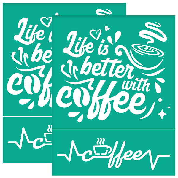 PandaHall Self-Adhesive Silk Screen Printing Stencils, for Painting on Wood, DIY Decoration T-Shirt Fabric, Turquoise, Word, 220x280mm..., Green
PandaHall Self-Adhesive Silk Screen Printing Stencils, for Painting on Wood, DIY Decoration T-Shirt Fabric, Turquoise, Word, 220x280mm..., Green