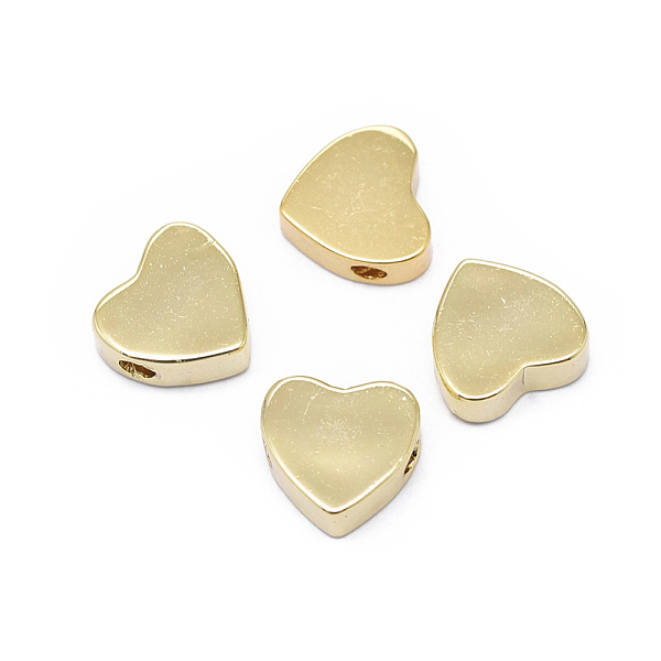 PandaHall Rack Plating Brass Beads, Long-Lasting Plated, Heart, Light Gold, 7x7.5x3mm, Hole: 1.5mm Brass Heart
PandaHall Rack Plating Brass Beads, Long-Lasting Plated, Heart, Light Gold, 7x7.5x3mm, Hole: 1.5mm Brass Heart