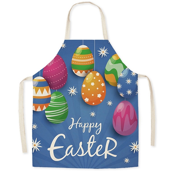 PandaHall Cute Easter Egg Pattern Polyester Sleeveless Apron, with Double Shoulder Belt, for Household Cleaning Cooking, Colorful, 680x550mm...
PandaHall Cute Easter Egg Pattern Polyester Sleeveless Apron, with Double Shoulder Belt, for Household Cleaning Cooking, Colorful, 680x550mm...