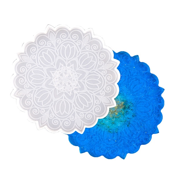 PandaHall DIY Cup Mat Set Silicone Molds, Resin Casting Molds, For DIY UV Resin, Epoxy Resin Craft Making, Mandala Flower, White, 127x9mm...
PandaHall DIY Cup Mat Set Silicone Molds, Resin Casting Molds, For DIY UV Resin, Epoxy Resin Craft Making, Mandala Flower, White, 127x9mm...