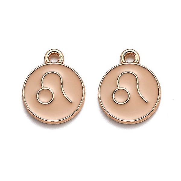 PandaHall Alloy Enamel Pendants, Flat Round with Constellation/Zodiac Sign, Golden, Leo, 15x12x2mm, Hole: 1.5mm Alloy+Enamel Leo
PandaHall Alloy Enamel Pendants, Flat Round with Constellation/Zodiac Sign, Golden, Leo, 15x12x2mm, Hole: 1.5mm Alloy+Enamel Leo