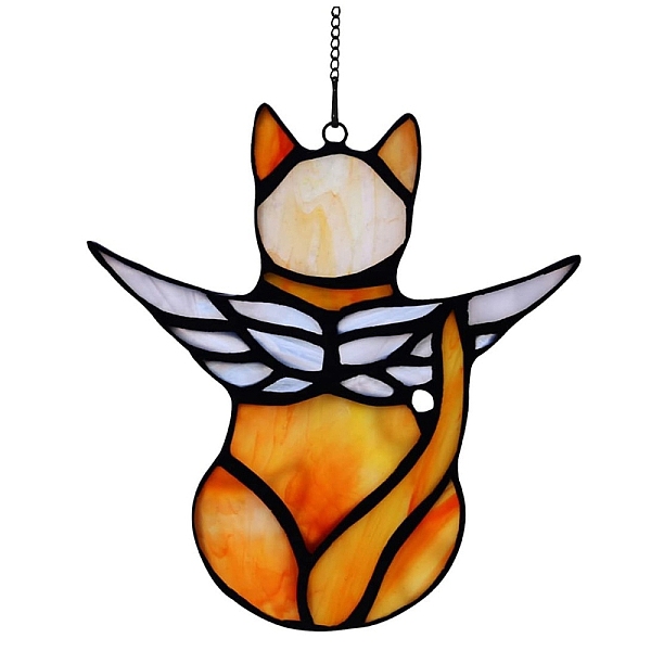 PandaHall Angel Cat Stained Acrylic Window Planel, for Suncatchers Window Home Hanging Ornaments, Dark Goldenrod, 120x130mm Acrylic Cat...
PandaHall Angel Cat Stained Acrylic Window Planel, for Suncatchers Window Home Hanging Ornaments, Dark Goldenrod, 120x130mm Acrylic Cat...
