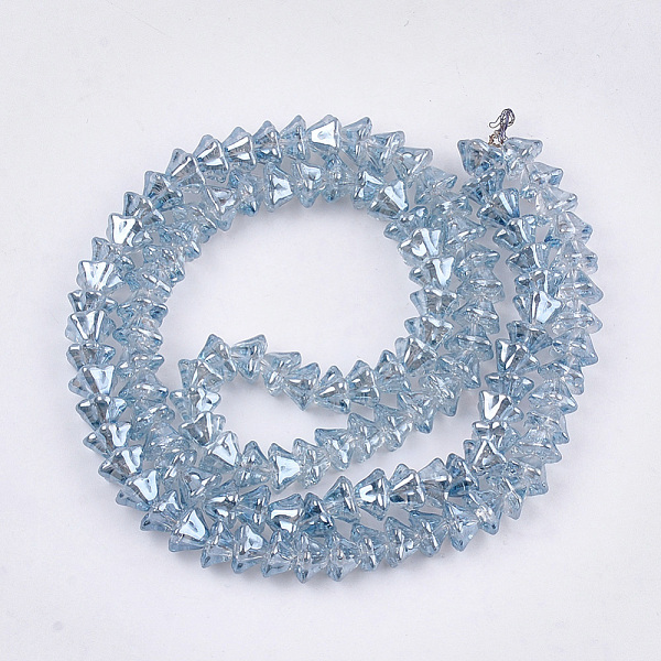 PandaHall Electroplate Glass Beads Strands, Petunia, Light Steel Blue, 6x8x8mm, Hole: 0.9mm, about 120pcs/strand, 23.6 inch Glass Flower...
PandaHall Electroplate Glass Beads Strands, Petunia, Light Steel Blue, 6x8x8mm, Hole: 0.9mm, about 120pcs/strand, 23.6 inch Glass Flower...