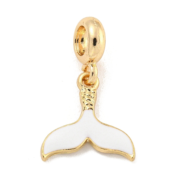PandaHall Rack Plating Alloy Enamel Fishtail European Dangle Charms, Large Hole Pendants, Golden, Cadmium Free & Nickel Free & Lead Free..., White
PandaHall Rack Plating Alloy Enamel Fishtail European Dangle Charms, Large Hole Pendants, Golden, Cadmium Free & Nickel Free & Lead Free..., White