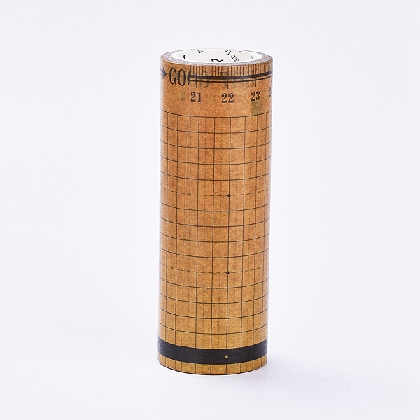 PandaHall DIY Scrapbook Decorative Adhesive Tapes, with Spool, Ruler Pattern, Dark Orange, 100mm, about 5m/roll Paper Orange
PandaHall DIY Scrapbook Decorative Adhesive Tapes, with Spool, Ruler Pattern, Dark Orange, 100mm, about 5m/roll Paper Orange