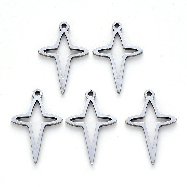 PandaHall 304 Stainless Steel Pendants, Laser Cut, Cross, Stainless Steel Color, 20x12x1mm, Hole: 1.2mm 304 Stainless Steel Cross
PandaHall 304 Stainless Steel Pendants, Laser Cut, Cross, Stainless Steel Color, 20x12x1mm, Hole: 1.2mm 304 Stainless Steel Cross