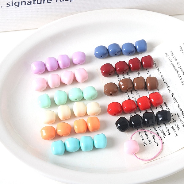 PandaHall Opaque Acrylic Beads, Column, Mixed Color, 13x11.5x14.3mm, Hole: 2mm, about 330pcs/500g Acrylic Column Multicolor
PandaHall Opaque Acrylic Beads, Column, Mixed Color, 13x11.5x14.3mm, Hole: 2mm, about 330pcs/500g Acrylic Column Multicolor