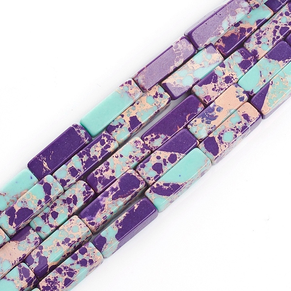 PandaHall Synthetic Imperial Jasper Beads Strands, Dyed, Rectangle, Purple, 12.5~13.8x4.2x4.2mm, Hole: 1mm, about 29pcs/strand, 14.96 inch...
PandaHall Synthetic Imperial Jasper Beads Strands, Dyed, Rectangle, Purple, 12.5~13.8x4.2x4.2mm, Hole: 1mm, about 29pcs/strand, 14.96 inch...