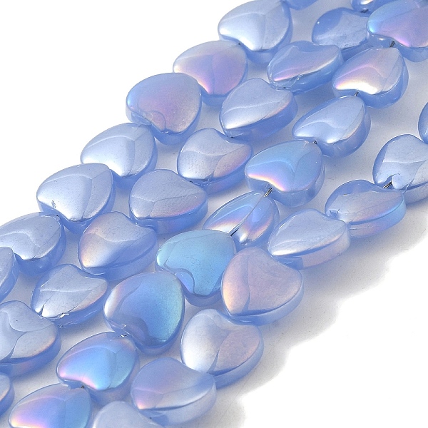 PandaHall Glass Beads Strands, Heart, Cornflower Blue, 9.5x10x4mm, Hole: 1mm, about 79pcs/strand, 28.74 inch(73cm) Glass Heart
PandaHall Glass Beads Strands, Heart, Cornflower Blue, 9.5x10x4mm, Hole: 1mm, about 79pcs/strand, 28.74 inch(73cm) Glass Heart