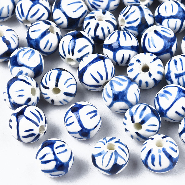 PandaHall Handmade Porcelain Beads, Blue and White Porcelain, Round, Blue, 12mm, Hole: 2mm Porcelain Round Blue
PandaHall Handmade Porcelain Beads, Blue and White Porcelain, Round, Blue, 12mm, Hole: 2mm Porcelain Round Blue