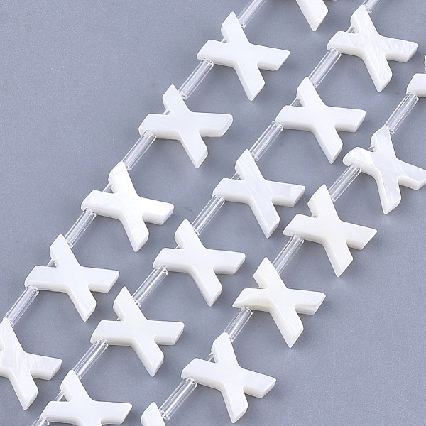 PandaHall Natural Freshwater Shell Beads, Top Drilled Beads, White, Letter.X, 10x8.5x3mm, Hole: 0.8mm Freshwater Shell Letter X
PandaHall Natural Freshwater Shell Beads, Top Drilled Beads, White, Letter.X, 10x8.5x3mm, Hole: 0.8mm Freshwater Shell Letter X