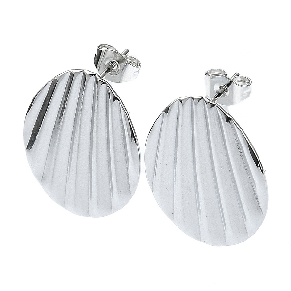 PandaHall 201 Stainless Steel Stud Earrings, with 304 Stainless Steel Pins, Grooved Oval, Stainless Steel Color, 21.5x18.5mm 201 Stainless...
PandaHall 201 Stainless Steel Stud Earrings, with 304 Stainless Steel Pins, Grooved Oval, Stainless Steel Color, 21.5x18.5mm 201 Stainless...
