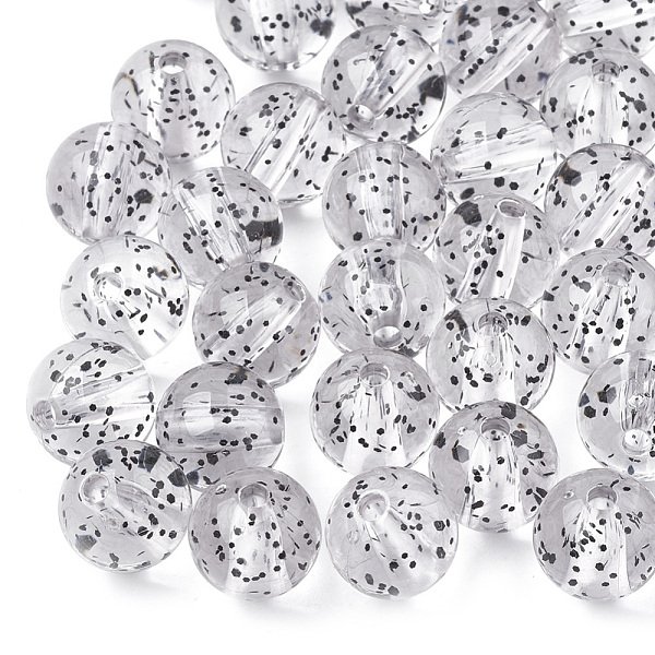 PandaHall Transparent Acrylic Beads, with Glitter Powder, Round, Black, 10mm, Hole: 1.8mm, about 960pcs/500g Acrylic Round Black
PandaHall Transparent Acrylic Beads, with Glitter Powder, Round, Black, 10mm, Hole: 1.8mm, about 960pcs/500g Acrylic Round Black