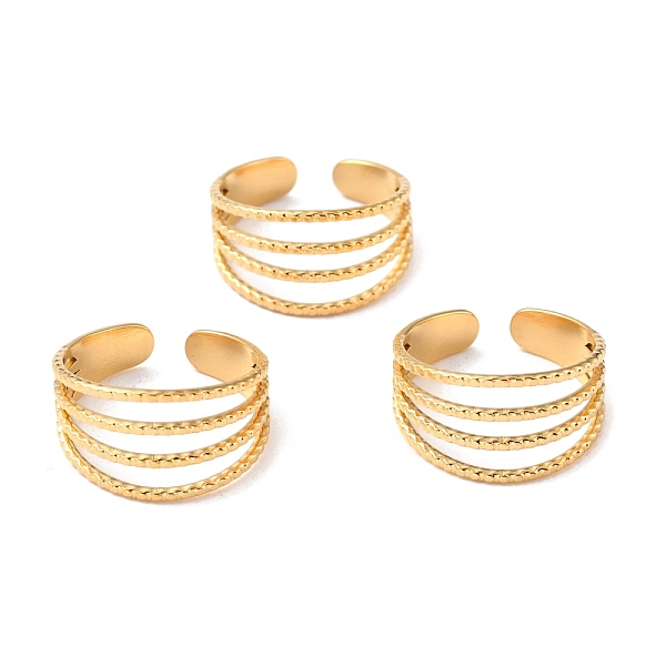 PandaHall Ion Plating(IP) 304 Stainless Steel Finger Rings, Cuff Rings, Long-Lasting Plated, Golden, US Size 7 1/4(17.5mm), 5~11mm 304...
PandaHall Ion Plating(IP) 304 Stainless Steel Finger Rings, Cuff Rings, Long-Lasting Plated, Golden, US Size 7 1/4(17.5mm), 5~11mm 304...
