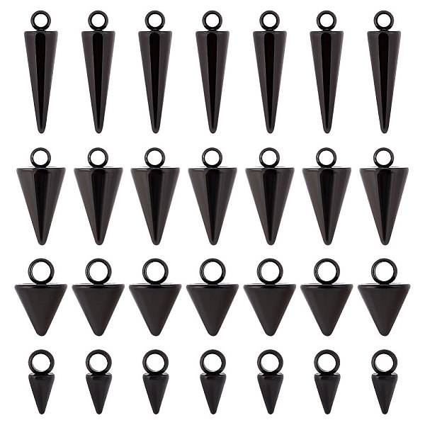 PandaHall Unicraftale 32Pcs 4 Style 201/304 Stainless Steel Pendants, Spike/Cone, Mixed Color, 6.5~17.5x3~5mm, Hole: 1.4~2mm, 8pcs/style...
PandaHall Unicraftale 32Pcs 4 Style 201/304 Stainless Steel Pendants, Spike/Cone, Mixed Color, 6.5~17.5x3~5mm, Hole: 1.4~2mm, 8pcs/style...