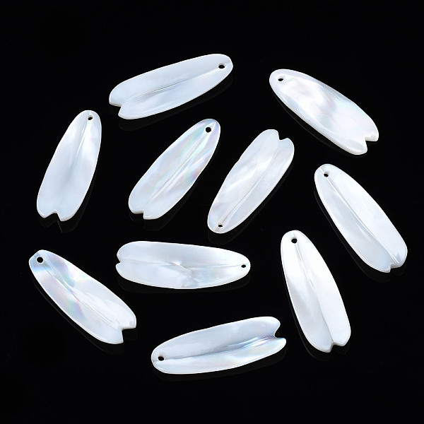 PandaHall Natural Freshwater Shell Pendants, Petaline, White, 27~28x10x1.5~3mm, Hole: 1.2mm Freshwater Shell Petaline White
PandaHall Natural Freshwater Shell Pendants, Petaline, White, 27~28x10x1.5~3mm, Hole: 1.2mm Freshwater Shell Petaline White
