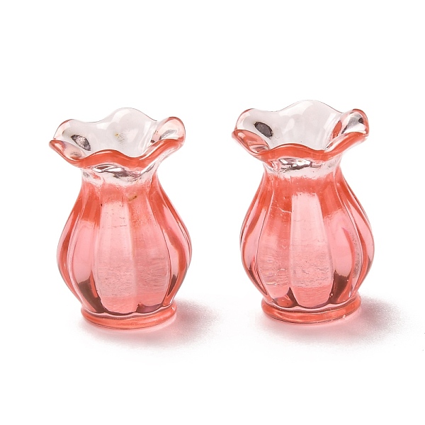 PandaHall Transparent Resin Beads, No Hole/Undrilled, Vase, Salmon, 14x21mm, Inner Diameter: 6mm Resin Vase Red
PandaHall Transparent Resin Beads, No Hole/Undrilled, Vase, Salmon, 14x21mm, Inner Diameter: 6mm Resin Vase Red
