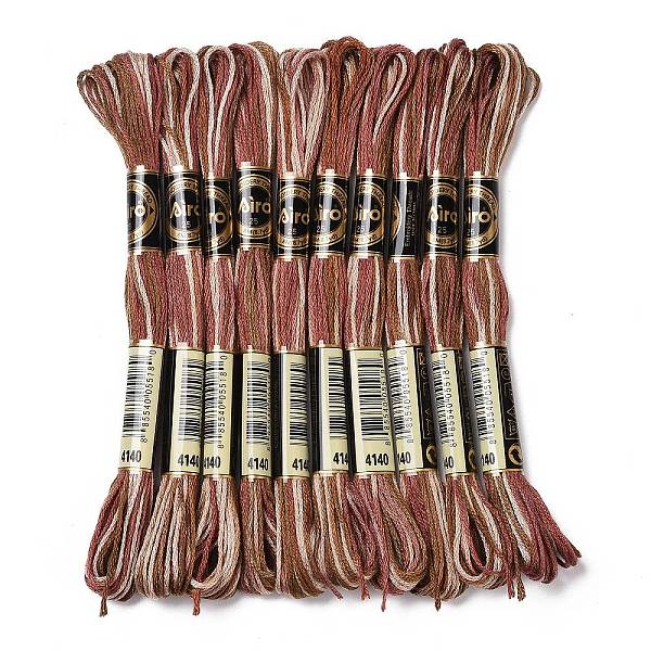 PandaHall 10 Skeins 6-Ply Polyester Embroidery Floss, Cross Stitch Threads, Segment Dyed, Sienna, 0.5mm, about 8.75 Yards(8m)/skein..., Brown
PandaHall 10 Skeins 6-Ply Polyester Embroidery Floss, Cross Stitch Threads, Segment Dyed, Sienna, 0.5mm, about 8.75 Yards(8m)/skein..., Brown