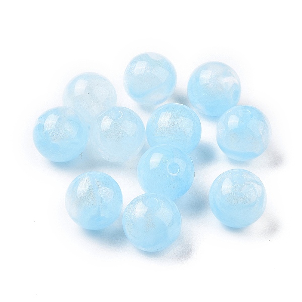 PandaHall Opaque Acrylic Beads, Glitter Beads, Round, Light Sky Blue, 10.5~11mm, Hole: 2mm, about 510pcs/500g Acrylic Round
PandaHall Opaque Acrylic Beads, Glitter Beads, Round, Light Sky Blue, 10.5~11mm, Hole: 2mm, about 510pcs/500g Acrylic Round
