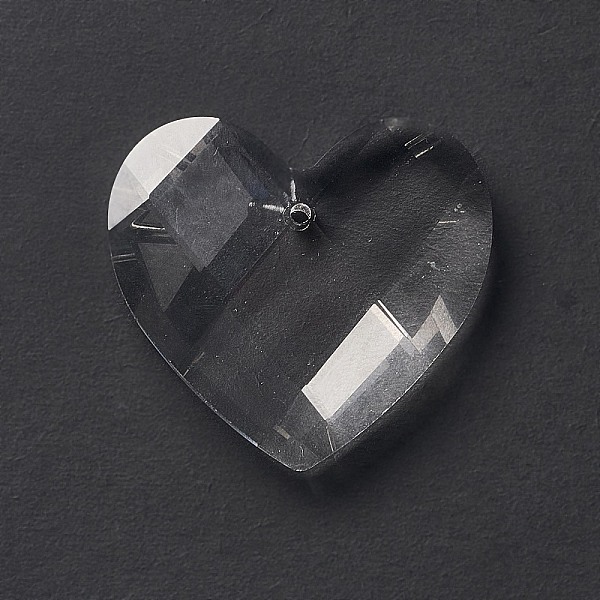PandaHall Transparent Glass Pendants, for Chandelier Crystal Hanging Pendants, Faceted, Heart, Clear, 32x35x9mm, Hole: 1.6mm Glass Heart...
PandaHall Transparent Glass Pendants, for Chandelier Crystal Hanging Pendants, Faceted, Heart, Clear, 32x35x9mm, Hole: 1.6mm Glass Heart...
