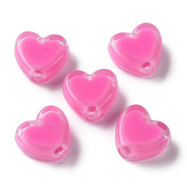 PandaHall Heart Acrylic Beads, Bead in Bead, Hot Pink, 7x8x4mm, Hole: 1.8mm, about 2777pcs/500g Acrylic Heart
PandaHall Heart Acrylic Beads, Bead in Bead, Hot Pink, 7x8x4mm, Hole: 1.8mm, about 2777pcs/500g Acrylic Heart