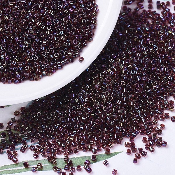 PandaHall MIYUKI Delica Beads, Cylinder, Japanese Seed Beads, 11/0, (DB0296) Lined Ruby AB, 1.3x1.6mm, Hole: 0.8mm, about 10000pcs/bag..., Purple
PandaHall MIYUKI Delica Beads, Cylinder, Japanese Seed Beads, 11/0, (DB0296) Lined Ruby AB, 1.3x1.6mm, Hole: 0.8mm, about 10000pcs/bag..., Purple