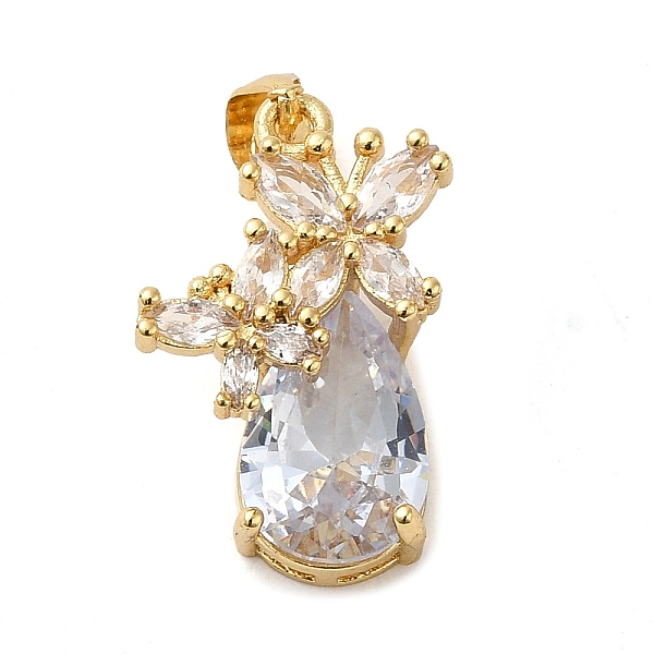 PandaHall Rack Plating Brass Micro Pave Cubic Zirconia Pendants, Cadmium Free & Lead Free, Long-Lasting Plated, Real 18K Gold Plated..., Clear
PandaHall Rack Plating Brass Micro Pave Cubic Zirconia Pendants, Cadmium Free & Lead Free, Long-Lasting Plated, Real 18K Gold Plated..., Clear
