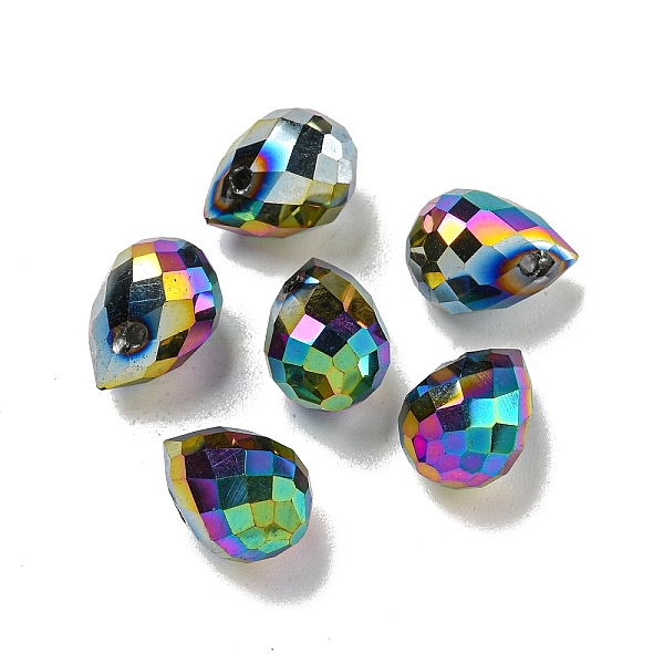 PandaHall Electroplate Glass Beads, Faceted, Full Plated, Teardrop, Rainbow Plated, 9.5x8mm, Hole: 1.2mm Glass Teardrop
PandaHall Electroplate Glass Beads, Faceted, Full Plated, Teardrop, Rainbow Plated, 9.5x8mm, Hole: 1.2mm Glass Teardrop