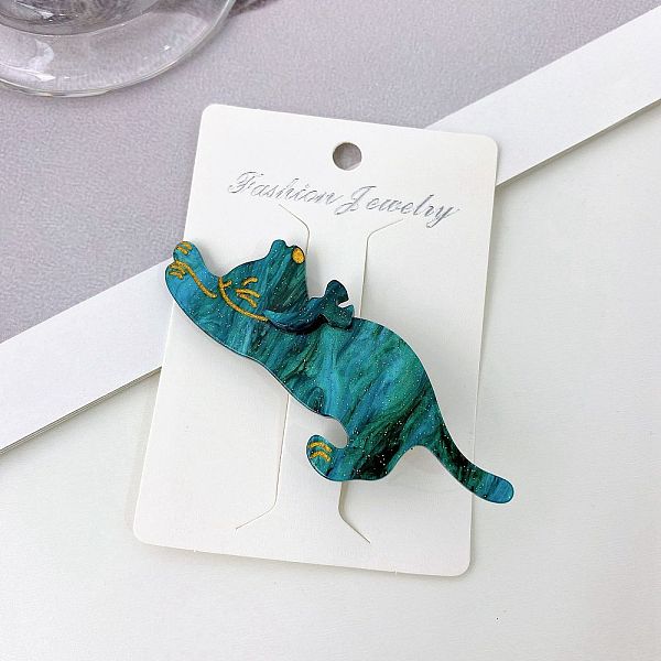 PandaHall Cat Shape Cellulose Acetate(Resin) Alligator Hair Clips, for Women Girls, Teal, 80x35mm Cellulose Acetate Cat Shape Cyan
PandaHall Cat Shape Cellulose Acetate(Resin) Alligator Hair Clips, for Women Girls, Teal, 80x35mm Cellulose Acetate Cat Shape Cyan