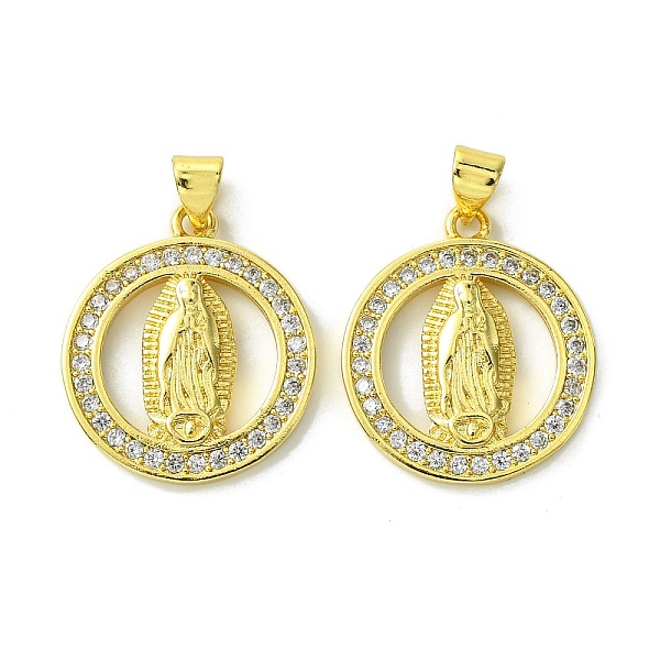 PandaHall Brass Micro Pave Cubic Zirconia Pendants, Real 18K Gold Plated, Flat Round, 22.5x19.5x2.5mm, Hole: 4x3mm Brass+Cubic Zirconia Flat..., Clear
PandaHall Brass Micro Pave Cubic Zirconia Pendants, Real 18K Gold Plated, Flat Round, 22.5x19.5x2.5mm, Hole: 4x3mm Brass+Cubic Zirconia Flat..., Clear