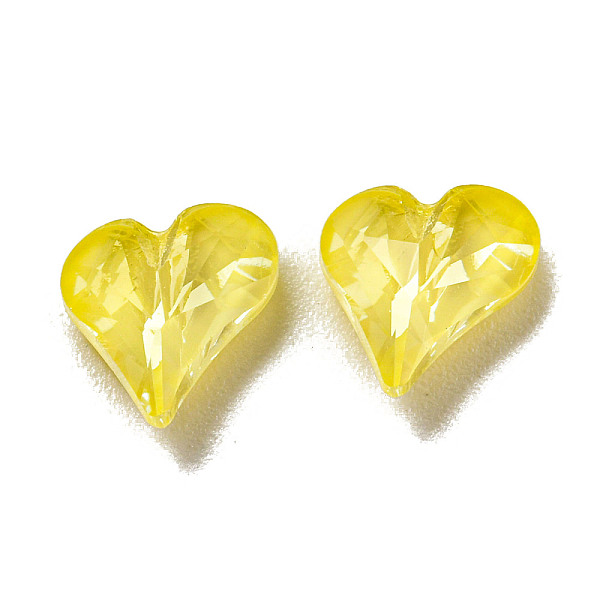 PandaHall Glass Rhinestone Cabochons, Point Back & Back Plated, Faceted, Heart, Jonquil, 8x8x4mm Glass Rhinestone Heart Yellow
PandaHall Glass Rhinestone Cabochons, Point Back & Back Plated, Faceted, Heart, Jonquil, 8x8x4mm Glass Rhinestone Heart Yellow