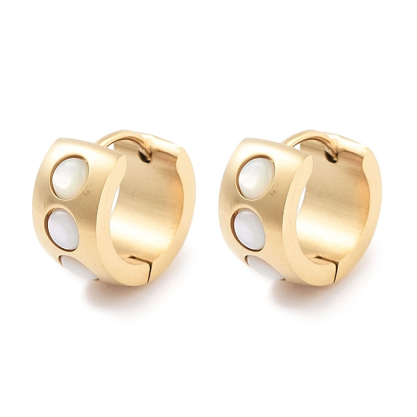 PandaHall Ion Plating(IP) 304 Stainless Steel & Natural Shell Huggie Hoop Earrings for Women, with 316 Surgical Stainless Steel Ear Pins...
PandaHall Ion Plating(IP) 304 Stainless Steel & Natural Shell Huggie Hoop Earrings for Women, with 316 Surgical Stainless Steel Ear Pins...